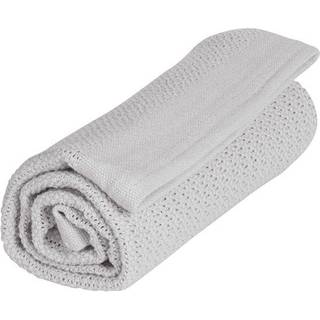 Vinter & Bloom Soft Grid Hæklet Babytæppe, Dove Grey