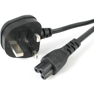 StarTech.com Cord 3 Slot for UK BS1363 to C5 Clover Leaf - power cable - 2 m