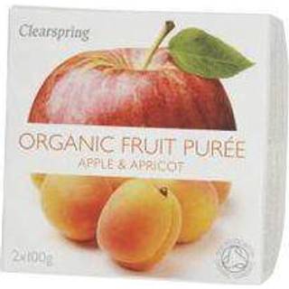 Clearspring Organic Frugtpuré Æble & Aprikos Ø - 200 gr