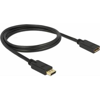 Delock DisplayPort 1.2 forlængerkabel - 4K - 60Hz - 1 m