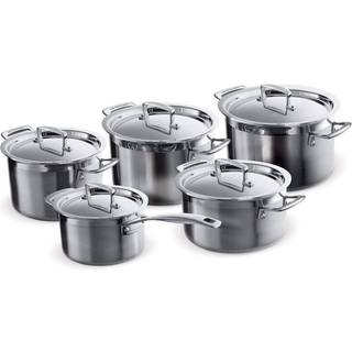 Le Creuset grydesæt 5 dele rustfrit stål