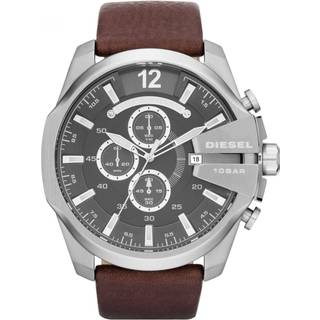 Diesel DZ4290 Master Chief Chronograph Brown Leather Strap Watch - W1119