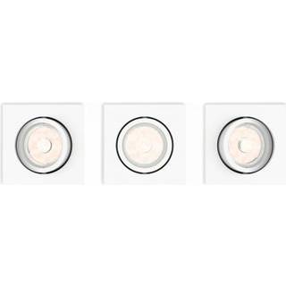 Philips - ENNEPER recessed white 3xNW 230V Kantig
