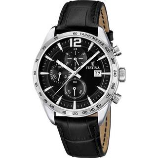 Festina F16760-4 Sport Sort/Læder Ø44 mm