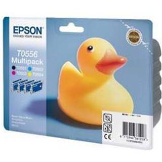 Epson blækpatron T0556 Cyan Magenta Gul Sort - På lager i butik
