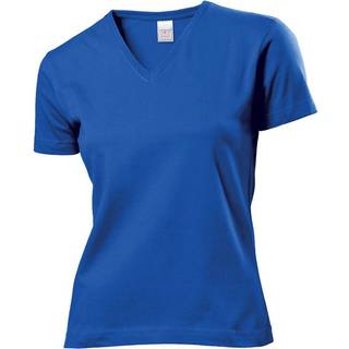 Stedman Classic V-Neck Women T-shirt - Royalblue - Medium