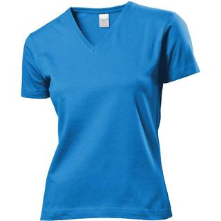 Stedman Classic V-Neck Women T-shirt - Blue - Large