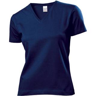 Stedman Classic V-Neck Women T-shirt - Navy-2 - Small