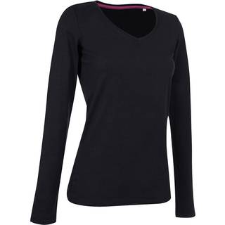 Stedman Claire V-neck Long Sleeve - Black - Medium