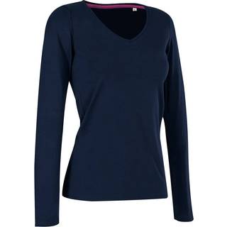 Stedman Claire V-neck Long Sleeve - Navy-2 - Large