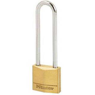 Master Lock hængelås med lang bøjle, 50 mm, messing