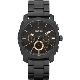 Fossil FS4682 Machine Sort/Stål Ø42 mm