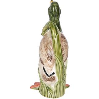 Bordallo Pinheiro Serving and Trays - 'Jarros' pitcher, duck in multicolour earthenware