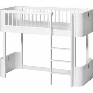 Oliver Furniture Wood Mini+ halvhøj køjeseng - hvid