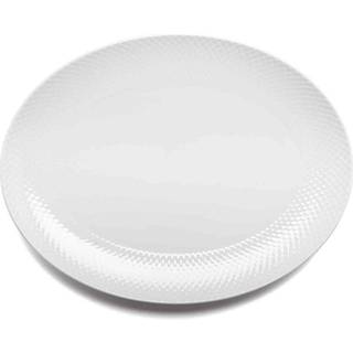 Lyngby Porcelæn Rhombe Color fad rosa 28,5 cm