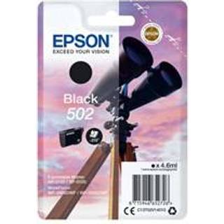 Epson 502 - sort - original - blækpatron - Blækpatron Sort