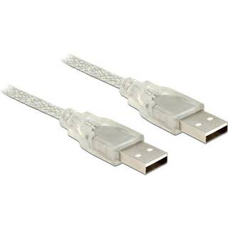 Delock USB-A 2.0 kabel han til USB-B Micro han 1,5m - Transparent