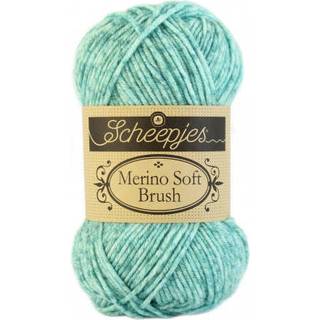 Scheepjes Merino Soft Brush 251 Avercamp Indhold: 50% Superwash merinould, 25% mikrofibre, 25% akryl Vægt/længde: 50 g = 105 m Anbefalede pinde: 4 - 5 mm Strikkefasthed: 10 x 10 cm = 19 m x 23 r Kan vaskes på maskine, skånsom vask ved maks. 30° / Tørres fladt.
