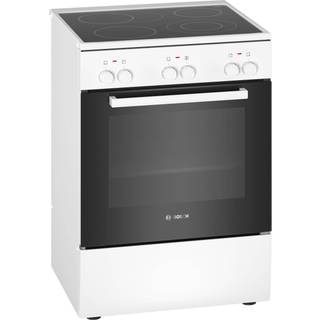 Bosch Serie | 2 HKA090220 Komfur Fritstående Keramisk kogeplade Hvid