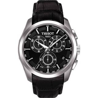 Tissot T035.617.16.051.00 T-Trend Couturier Sort/Læder Ø41 mm