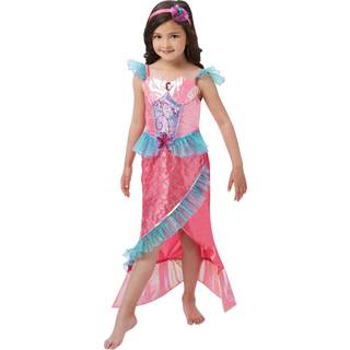 Havfrue Prinsesse Deluxe Udklædning(Str. 116/M)