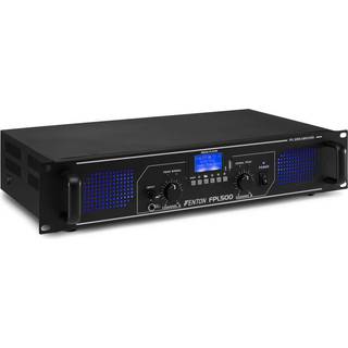 Digital Forstærker FPL500 2x250W med Equalizer / 4 input / Bluetooth / MP3 / USB