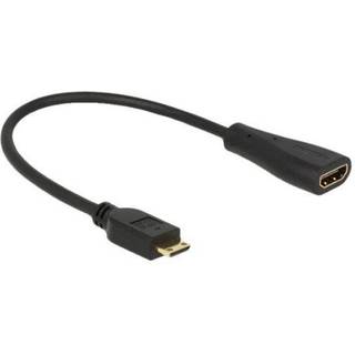 HDMI A - Mini HDMI C - adapter med 23cm kabel