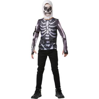 Fortnite Skull Trooper Udklædningstøj 140 cm      Unisex