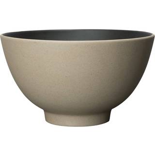 Byon Fumiko Bowl 14x6 Cm Beige/black - Serveringsskåle Porcelæn Sort - 882-006