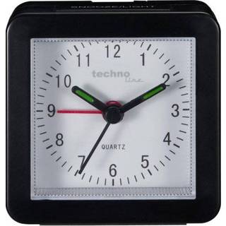Techno Line SC vækkeur, quartz, sort