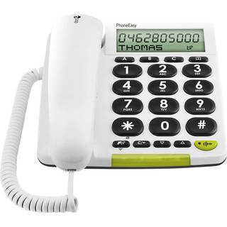 Doro PhoneEasy 312cs -fastnettelefon, hvid
