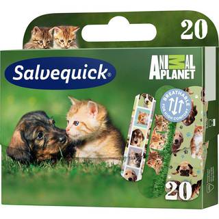 Salvequick Animal Planet Plaster til børn - 20 stk.