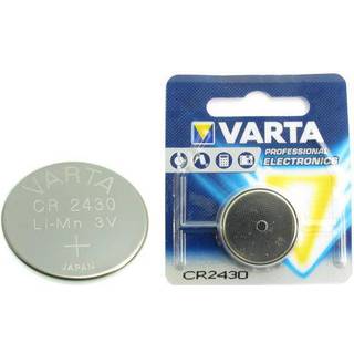 Varta CR2430 Knapcelle Batteri Lithium 3V 1 blister x 10 (10 batterier)