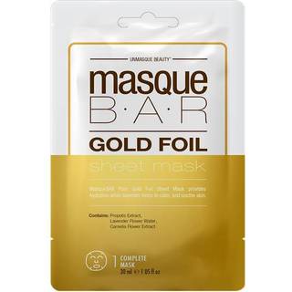 GAVE: MasqueBar Foil Gold Sheet Mask - 1 stk