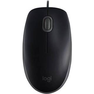 Logitech B110 Silent - mouse - Black - USB - Mus - Optisk - 3 knapper - Sort