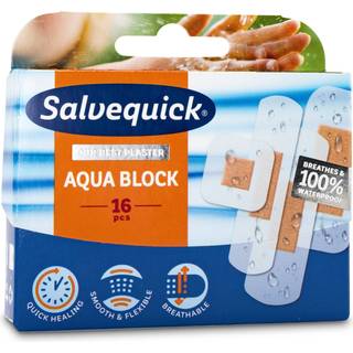 Salvequick Aqua Block Plaster - 16 stk.