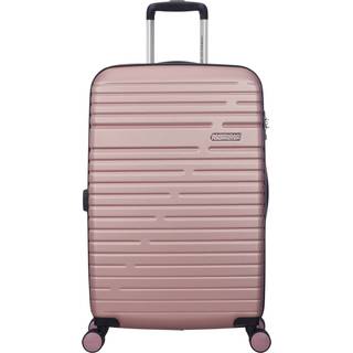 American Tourister Aero Racer Spinner 68cm - Mellem Ekspanderbar Sort, Mellem kuffert