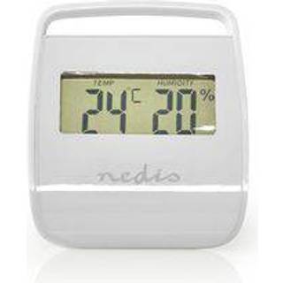 Nedis Termometer   Hygrometer   Indendørs   Hvid