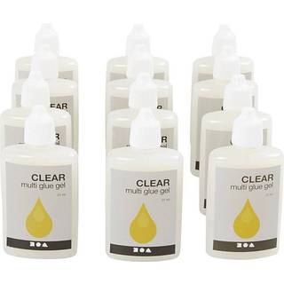 Multi Glue - 12 x 27 ml alsidig lim til kreative projekter