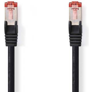 Nedis SF/FTP CAT6 nätverkskabel, hane-hane 0.15m, vit