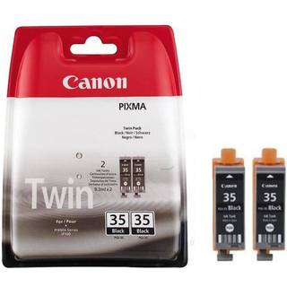 2-Pak Sort blækpatron - Canon 35 - 2x9ml.