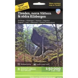 Calazo förlag Tiveden, Norra Vättern & södra Kilsbergen 1:50.000 NoColour, OneSize