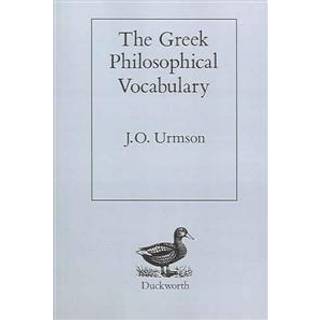 The Greek Philosophical Vocabulary