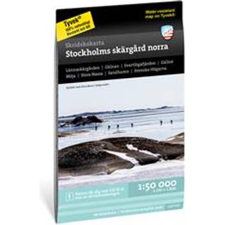 Calazo förlag Skridskokarta Stockholms skärgård - norra 1:50.000 NoColour, OneSize
