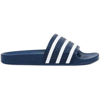 Adilette badesandaler - Adiblue / White / Adi Blue - 46