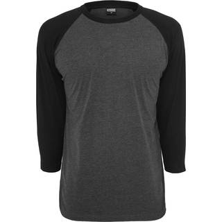 Urban Classics Raglan 3/4 sleeve Blk/Cha
