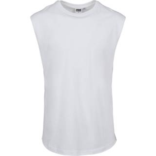 Urban Classics Open Edge Sleeveless Tee White