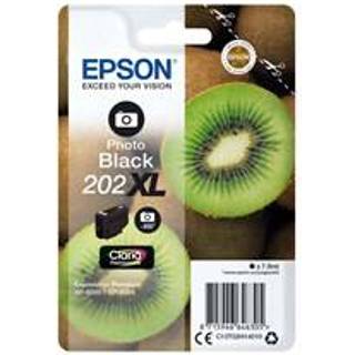 Epson 202XL - XL - foto-sort - original - blækpatron - Blækpatron Foto sort