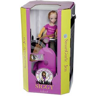 SMARTGURLZ Siggy purple w/Jen doll robot