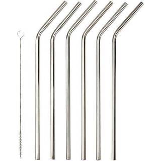 Dorre Corrigan sugerør 23 cm 6-pak Rustfrit stål